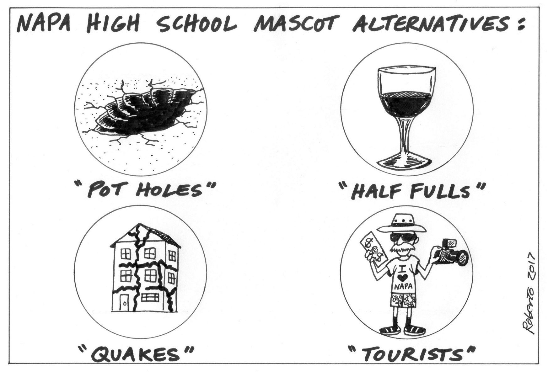 Roberto Tinoco editorial cartoon